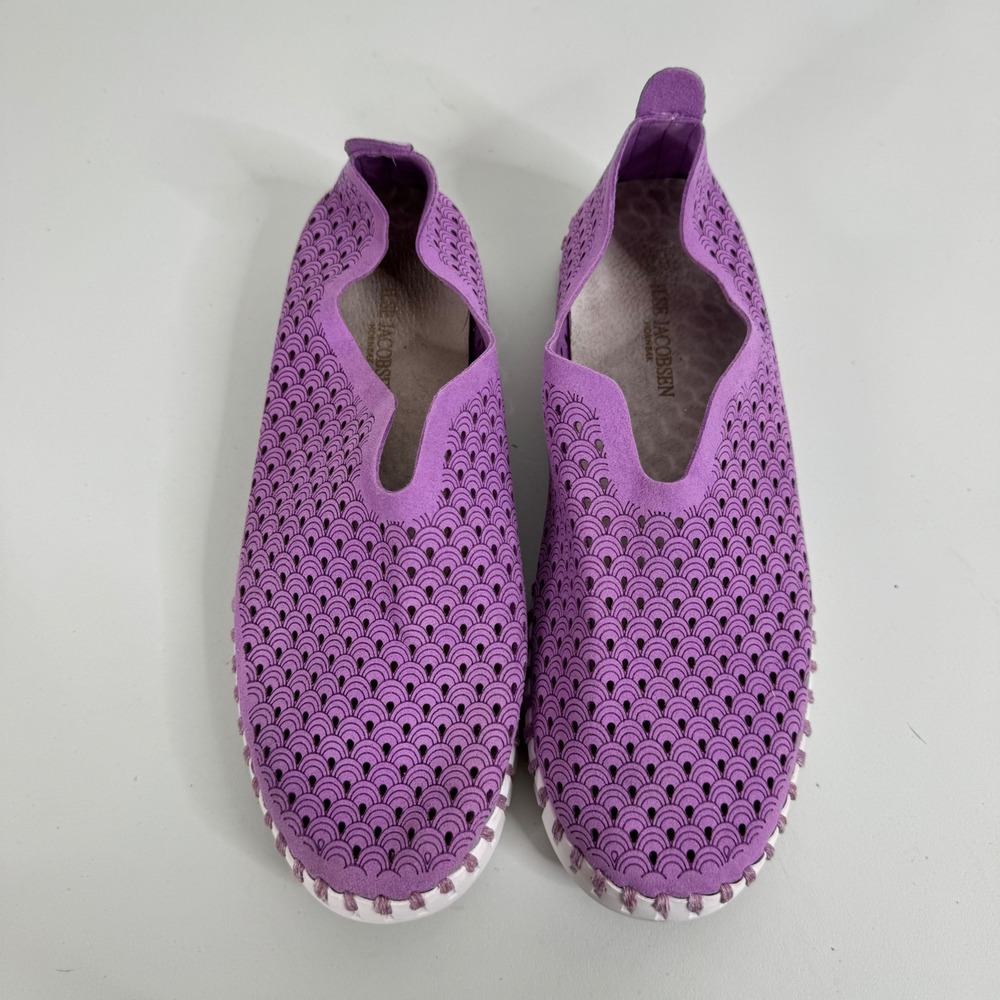 Isle Jacobsen Purple Tulip Shoes Size 38 - Picture 2 of 6